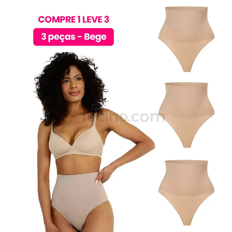 Midéli® - Calcinha Modeladora Comprime a Barriga Não Enrola (Compre 1, Leve 3)