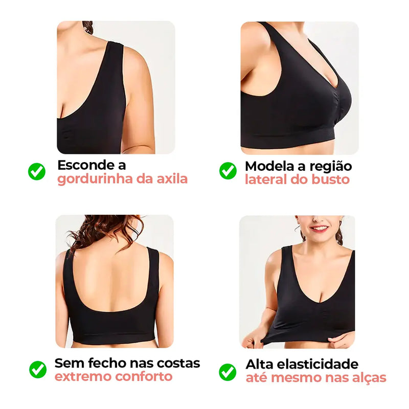 Milanna™ - Sutiã Modelador Sustenta os Seios e Esconde as Gordurinhas (Compre 1, Leve 3)