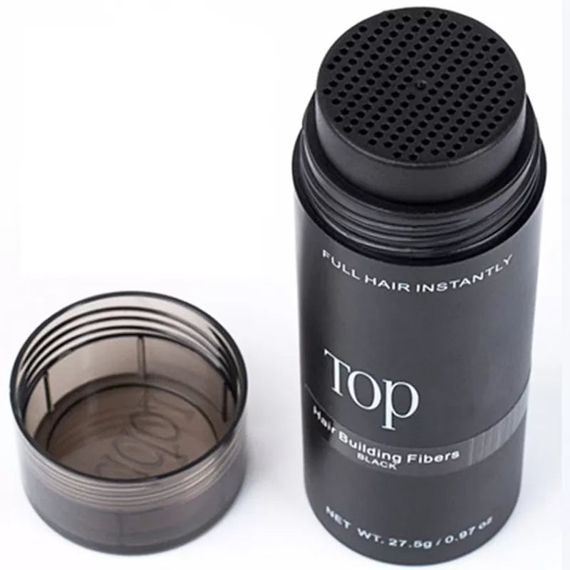 TopHair® - Spray de Fibras de Cabelo em Pó Cobre Toda Calvície (Kit Completo)