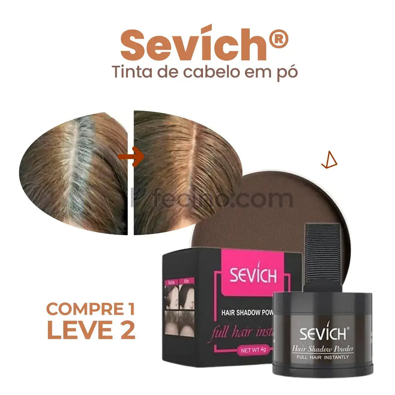 Sevích® - Tinta de Cabelo em Pó Cobre Todos os Fios Brancos (Compre 1, Leve 2)